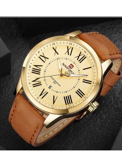 ساعة يد أنالوج مقاومة للماء NF9126 للرجال