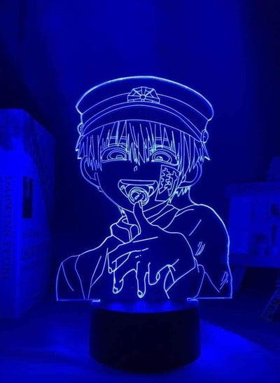 3D Night Light Illusion Led Lamps Decor lamp for Kids 3D Lamp Anime Toilet Bound Hanako Kun LED Night Light for Room Decor Nightlight Birthday Gift Toilet Bound Hanako Kun Night Lamp