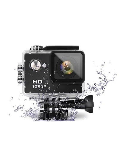 1080p HD Waterproof Sports Action Camera DVR Recorder (Black)