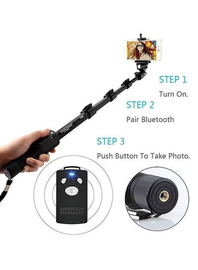 YT-1228 Mini Tripod Flexible Portable Stand Holder for Smartphone (Black)
