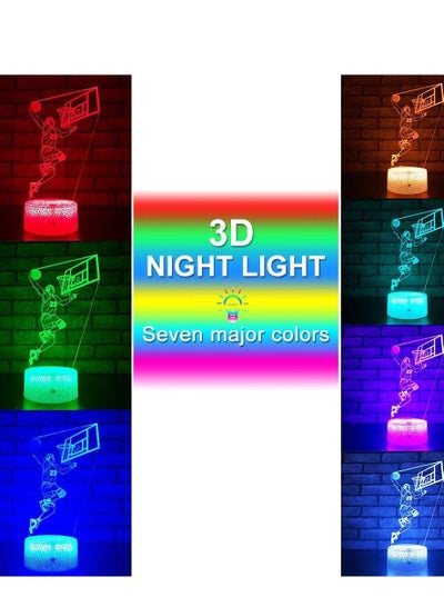Basketball Gifts for Boys Basketball Lights Gifts with Remote & Smart Touch 16 Colors + 7 Colors Changing Dimmable Basketball Toys as Birthday for Boys