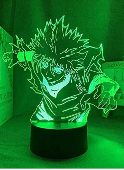 Kids Gift Anime Night Light Touch Sensor Bedroom 3D Illusion Night Light LED Anime Lamp Colorful Remote Control Night Light Home