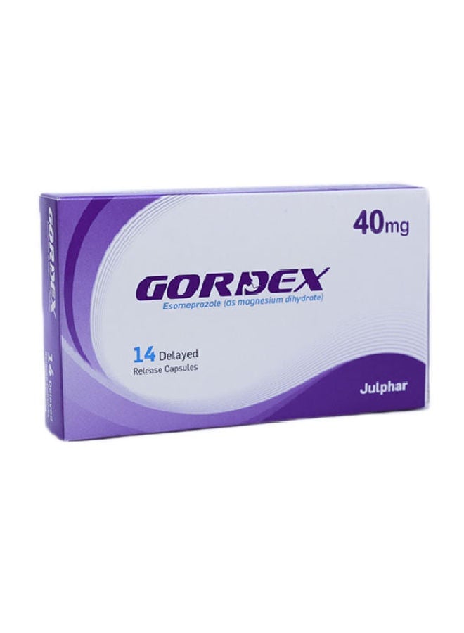 GORDEX 40 MG CAPS 14'S