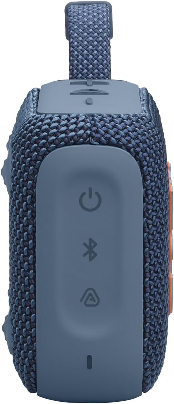 JBL GO 4 Ultra Portable Bluetooth Speaker Bundle with gSport Silicone Sleeve (Blue)