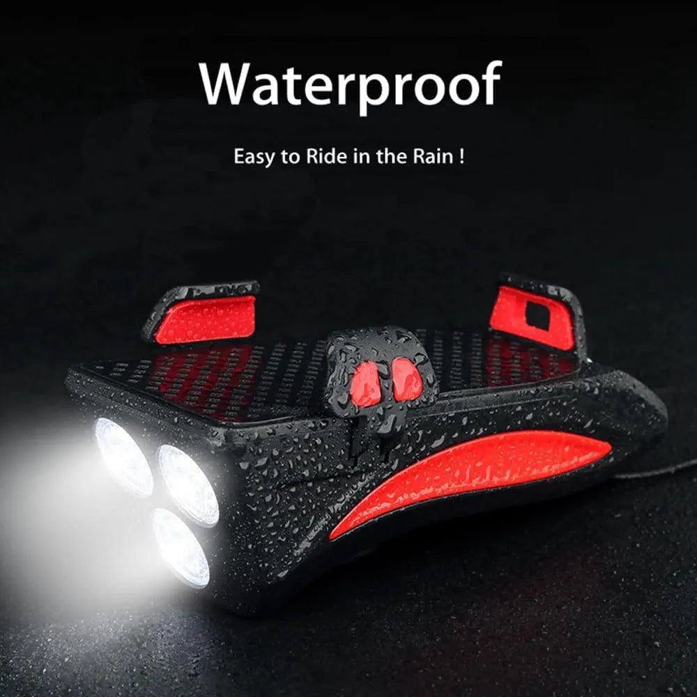 Bike Head Light Multifunctional Cycling Head Lamp Rechargeable Cycle Headlamp for Night Riding
