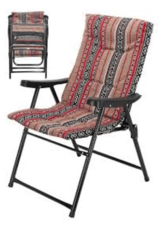 Lightweight Padded Folding Chair for Camping Picnic and other Outdoor Activities BS-059
