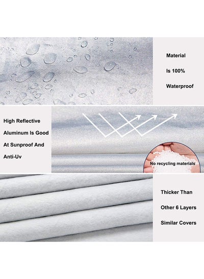 غطاء سيارة كامل مقاوم للماء للحماية من الشمس لسيارة تويوتا لاند كروزر 2007-00