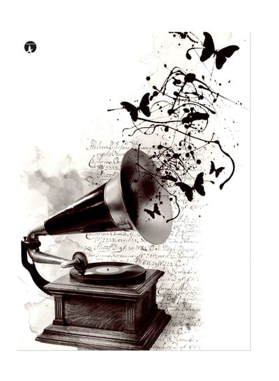 Printed Wall Sticker Multicolour 20cm
