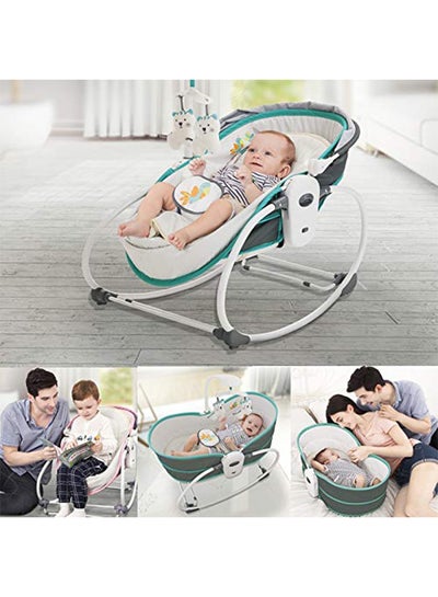 سرير هزاز 5 في 1 مع وحدة اهتزاز