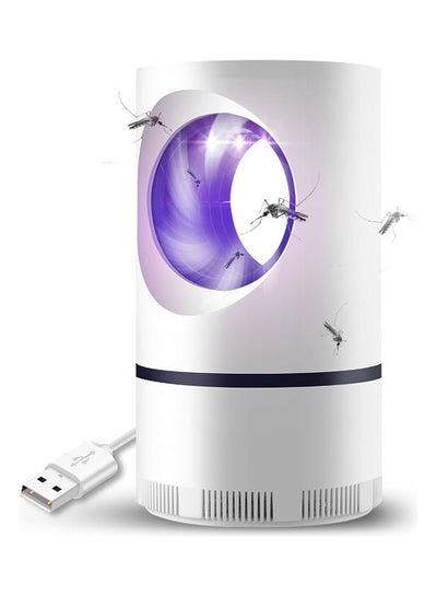 Electric Light Powered Fly Bug Zapper White