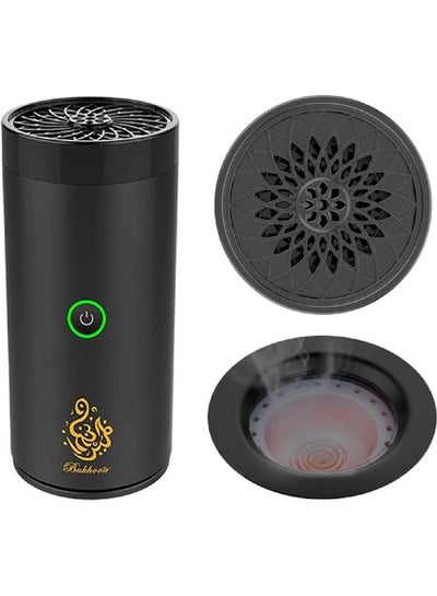 مبخرة USB من النوع C قابلة لإعادة الشحن باللون الأسود 14x6x6 سم