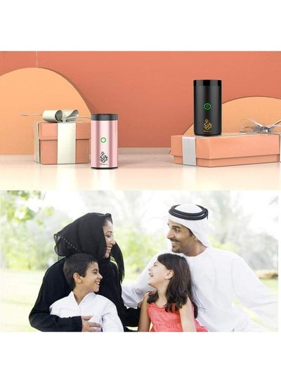 مبخرة USB من النوع C قابلة لإعادة الشحن باللون الأسود 14x6x6 سم