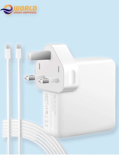 شاحن محول USB من النوع C PD بقدرة 96 واط مع كابل متوافق مع Macbook Pro/Air