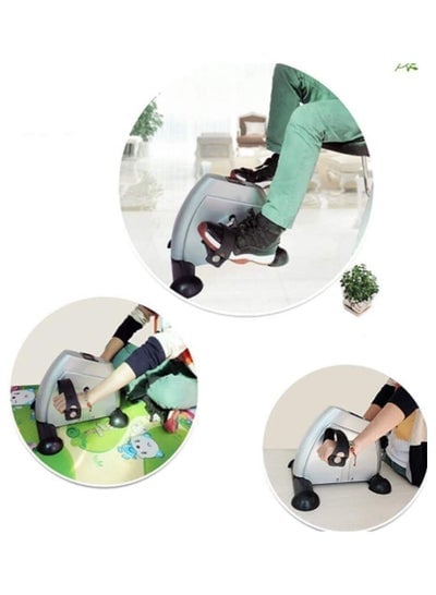 Portable Electric Mini Exercise Bike Pedal with LCD Display for Cardio with Adjustable Resistance