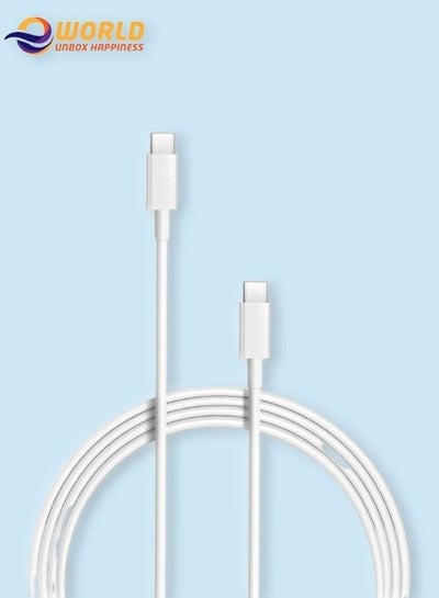 شاحن محول USB من النوع C PD بقدرة 96 واط مع كابل متوافق مع Macbook Pro/Air