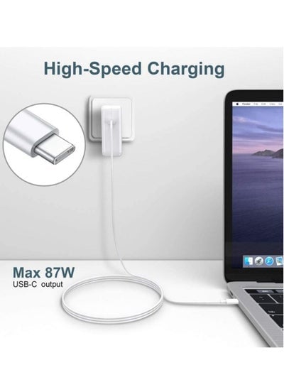 شاحن محول USB من النوع C PD بقدرة 96 واط مع كابل متوافق مع Macbook Pro/Air
