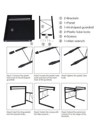 2-Tier Expandable Over the Microwave Oven Rack Strong and Sturdy Carbon Steel Kitchen Counter Shelf Storage Organiser