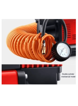 Tire Air Compressors 12V 40Amps Air Compressor Tyre Inflator Portable Double-Cylinder High-Pressure Tire Inflator for Bicycle Balloons and Other Inflatables RY-102-6