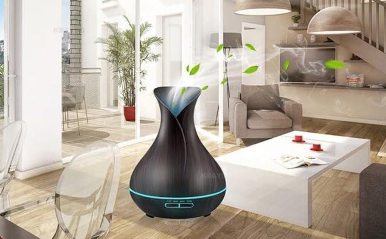 Electric Oil Aroma Diffuser for Home Fragrance with 7 Mood Changing LED Lights