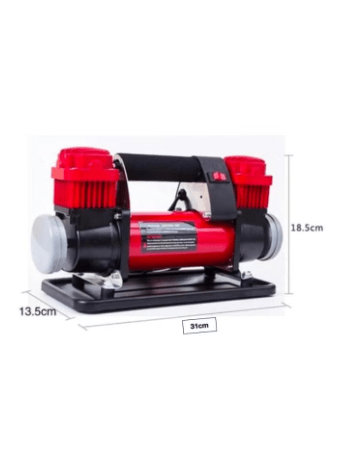 Tire Air Compressors 12V 40Amps Air Compressor Tyre Inflator Portable Double-Cylinder High-Pressure Tire Inflator for Bicycle Balloons and Other Inflatables RY-102-6