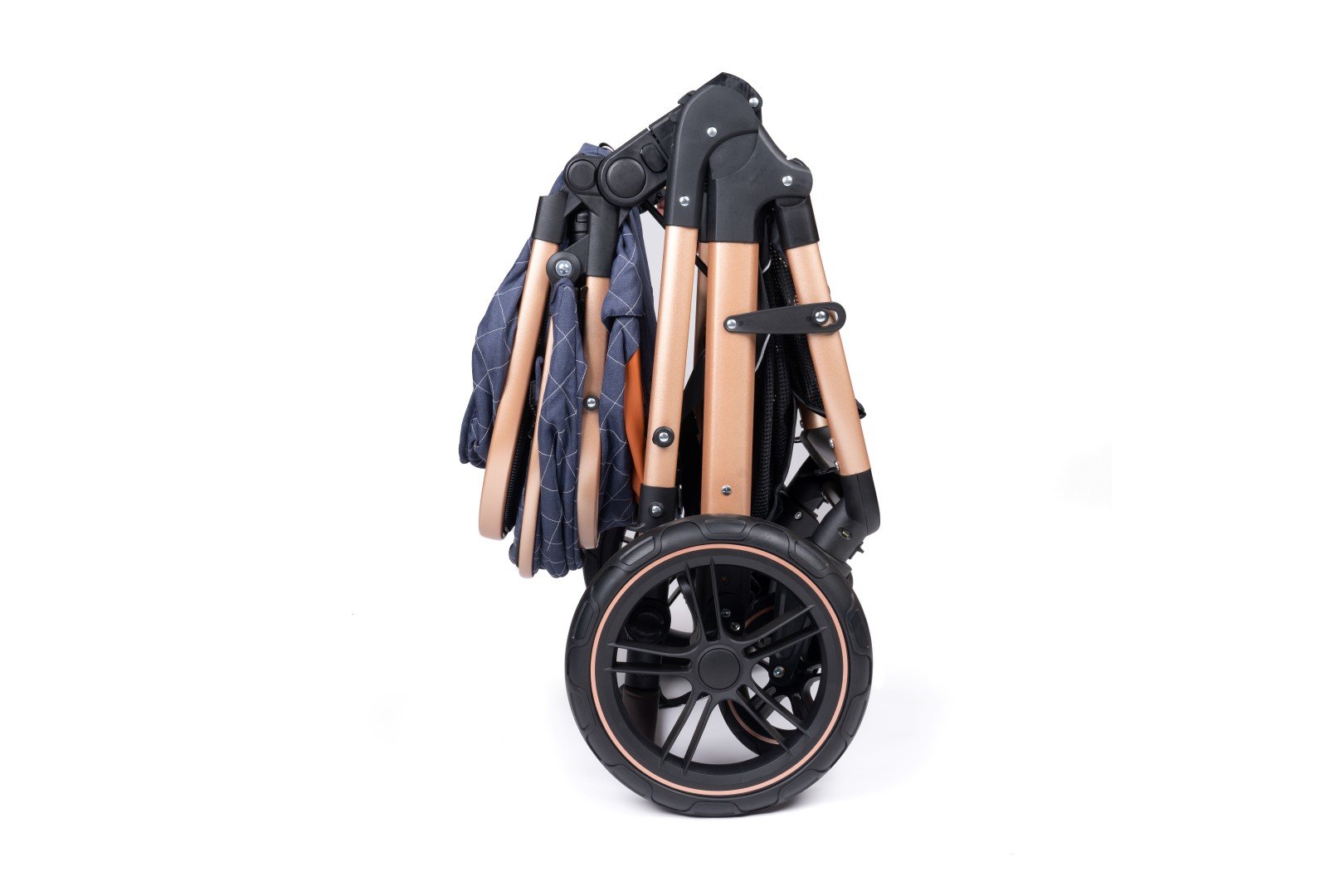 عربة أطفال فاخرة قابلة للطي من بيليكو ٢ في ١ - أزرق