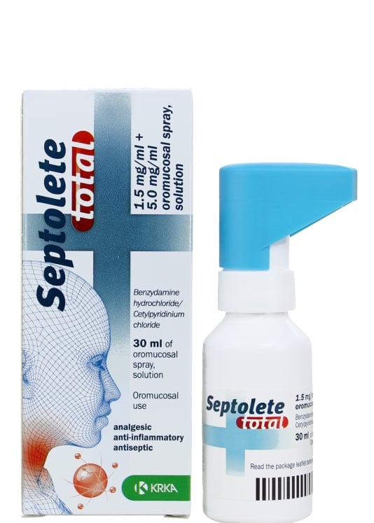 Septolete Total Oromucosal Spray 30Ml