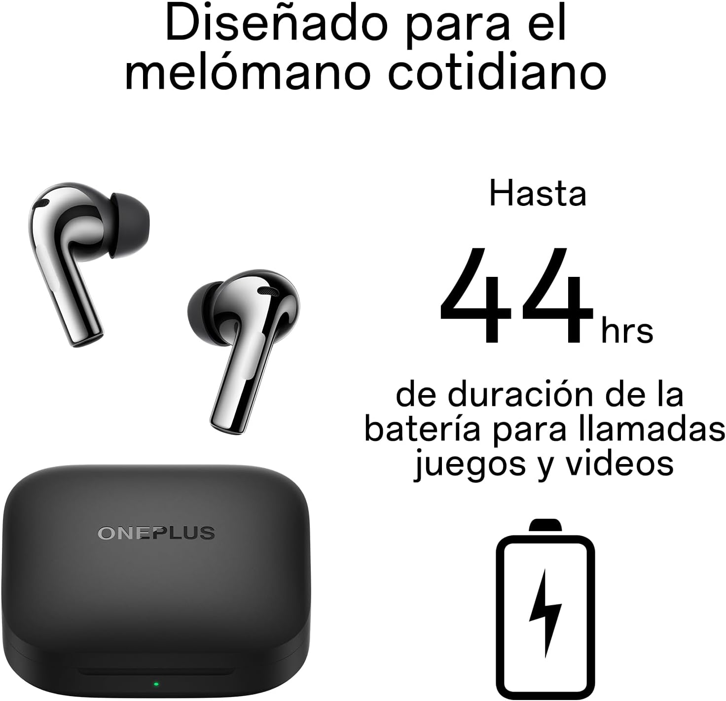 OnePlus Buds 3 Truly Wireless Bluetooth Earbuds Metallic Gray