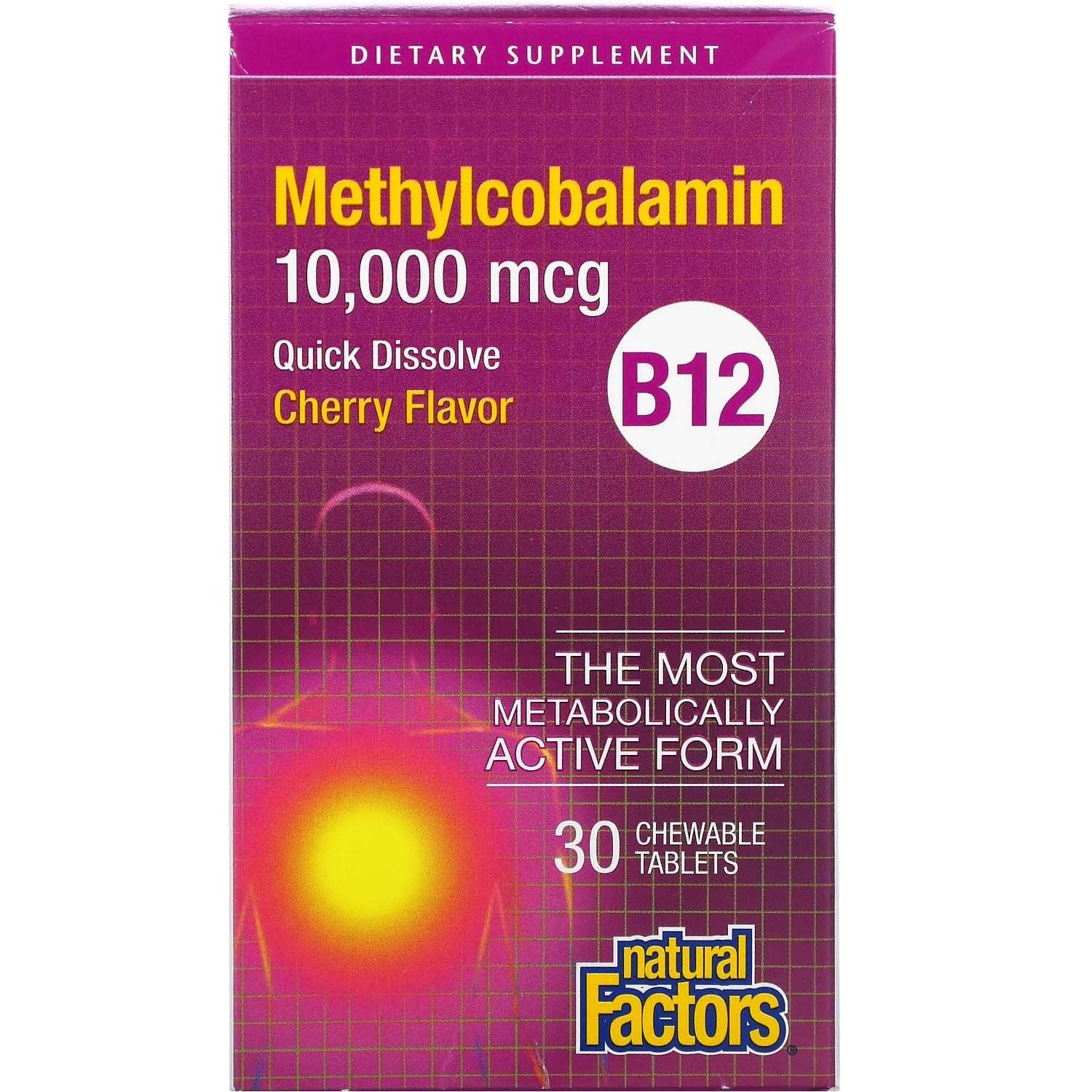 Nf B12 Methycobalamin 1000Mcg Cherry Flavour Tab 30S