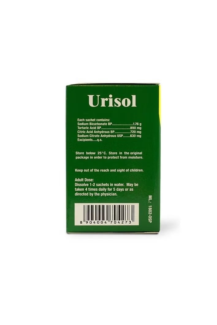 Urisol Effervescent Granules 14's Sachet