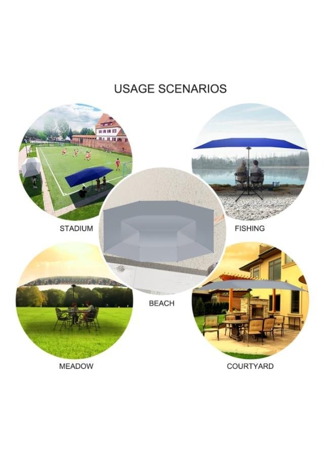 Portable Manual Car Tent Umbrella Sun Shade Roof Cover UV for Outdoor