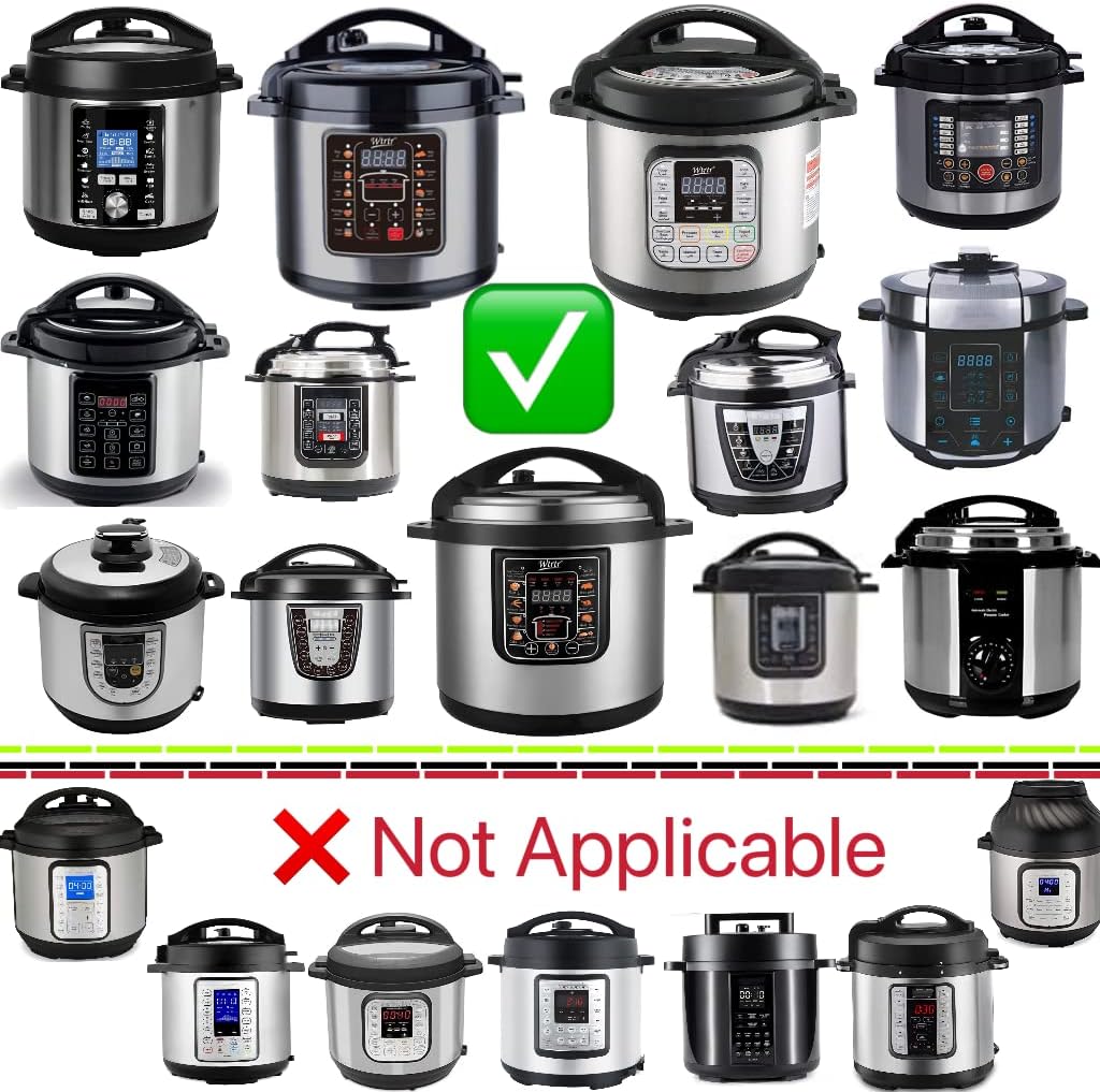 ot 6 Quart NonStick Inner Pot electric Pressure Cooker.16.2-24cm Pot, (stainless steel 6-7L)