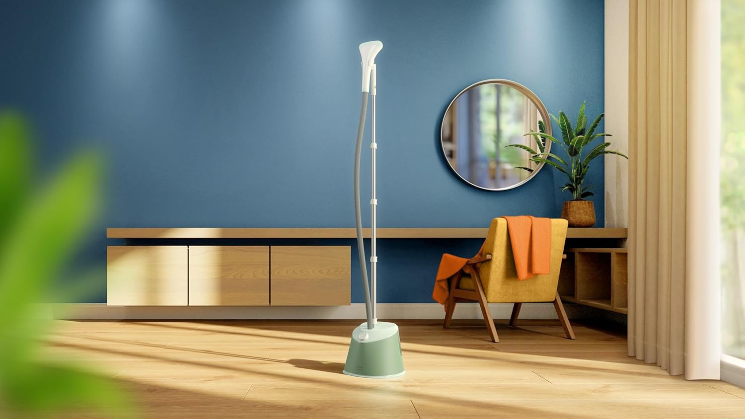 1000 Series Garment Steamer 1.8 L 1600 W STE1010/77/76 Desert Green