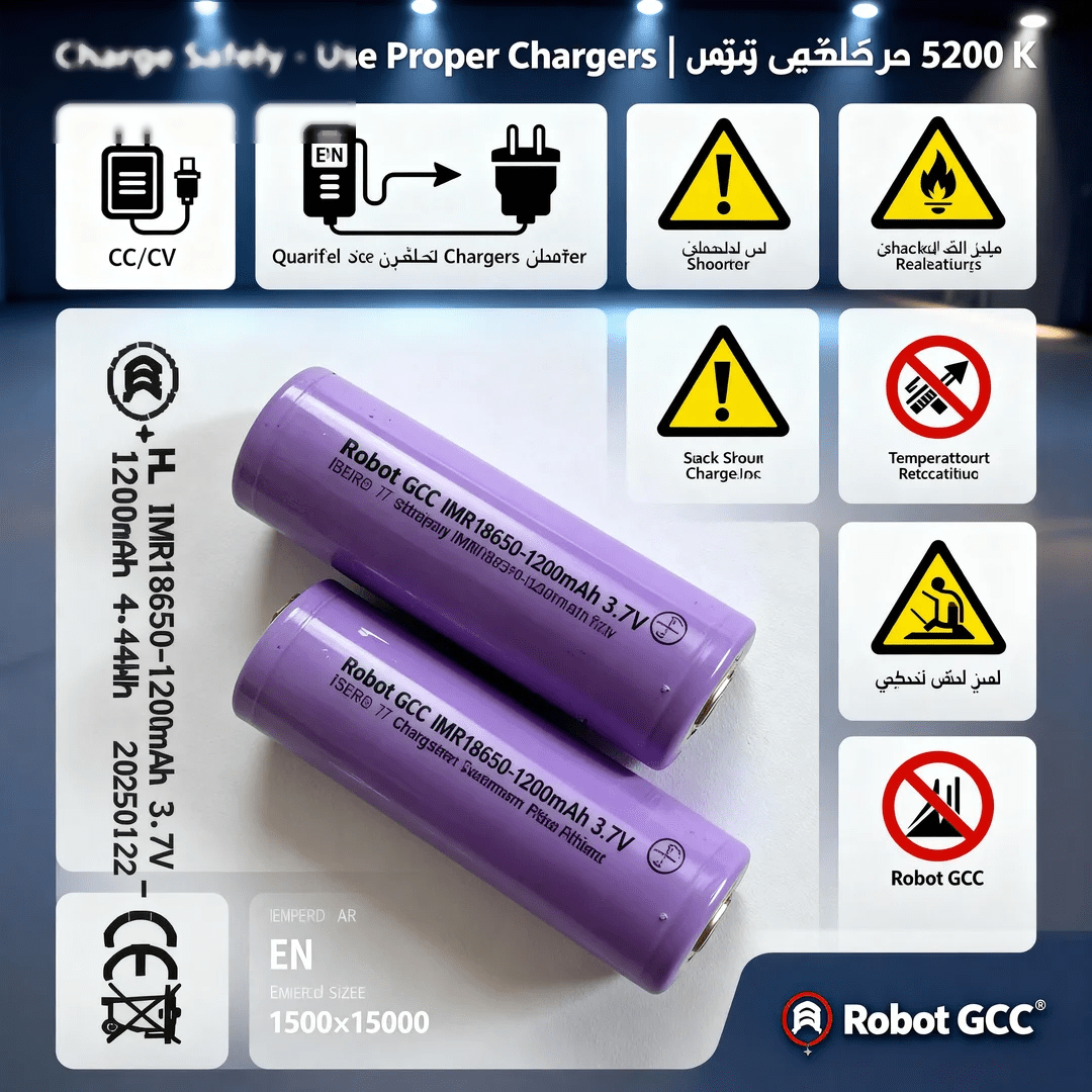 18650 Rechargeable Lithium Ion Battery 3.7V – 4 Pack Power Cells for Robotics, Arduino & IoT Devices