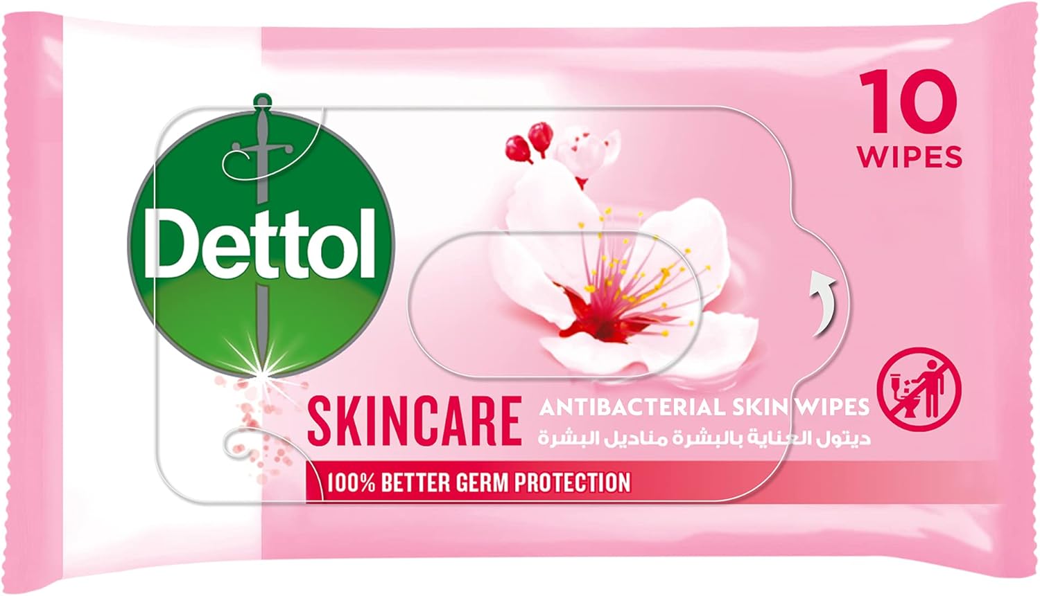 Dettol Anti-B Wipes Skincare 10S