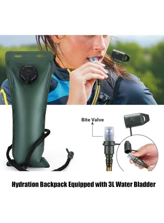Outdoor Camping 3L Water Bag Molle Tactical Hydration Backpack Water Bag