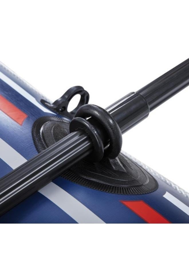 Three-Person Inflatable Boat Adult Lifeboat Fishing Boat With Paddles And Air Pump Size: 2.55*1.27M