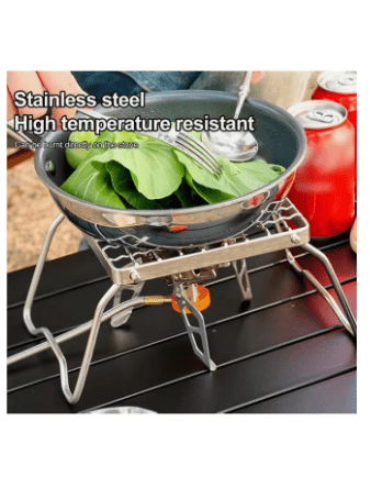 Foldable Bbq Rack BBQ Grill Foldable Barbecue Rack Stove Camping Grate Gas Stand Outdoor