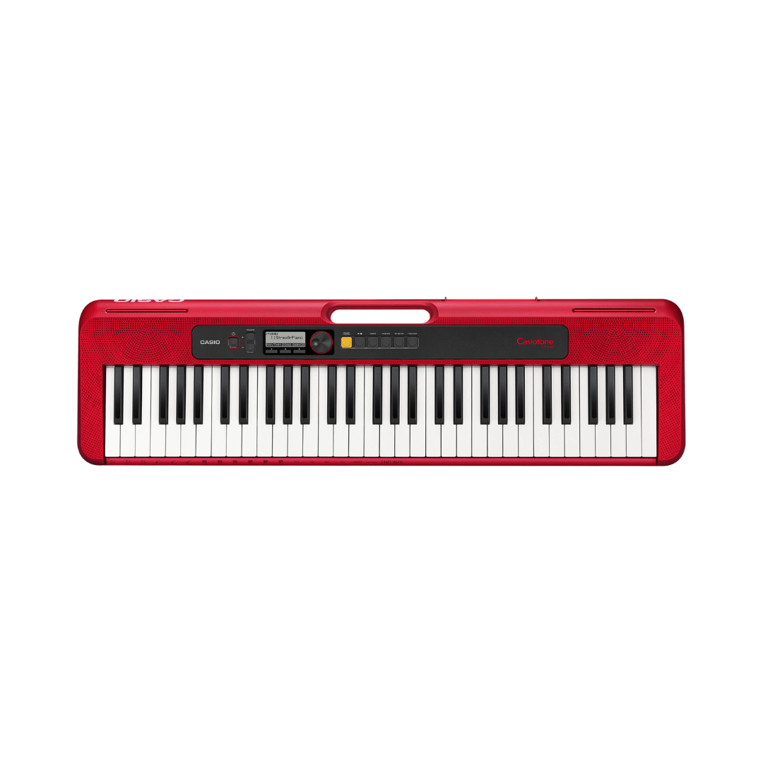 Casio CT S200 61 Key Portable Keyboard Red