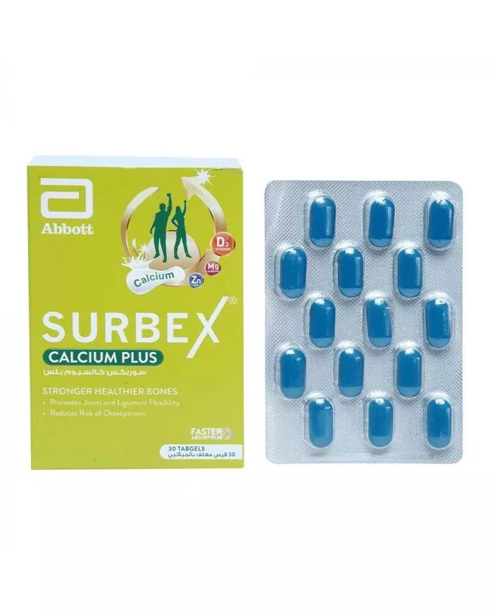 Surbex Calcium Plus Tabgels 30S