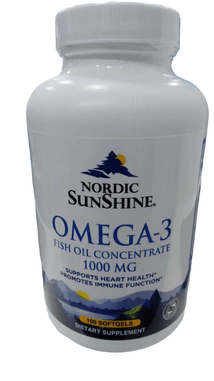 Nordic Sun Omega 3 Fish Oil Concentrate 100Mg 100S