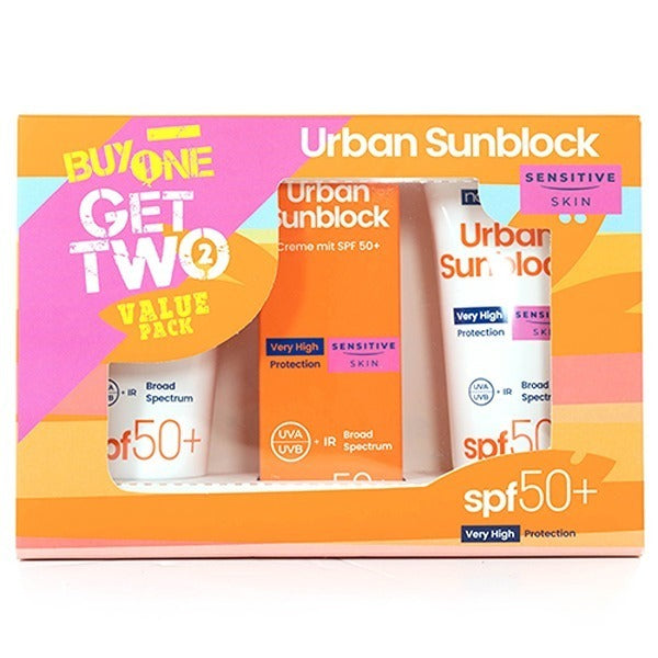 Novaclear Urban Sunblock Spf50 + Sensitive Skin 40Ml (1+2)