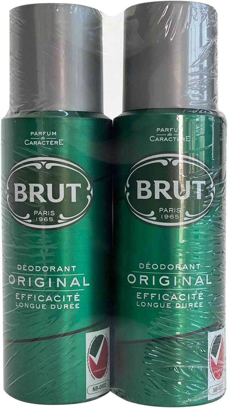Brut Assorted Deodorant Spray, 2 x 200 ml