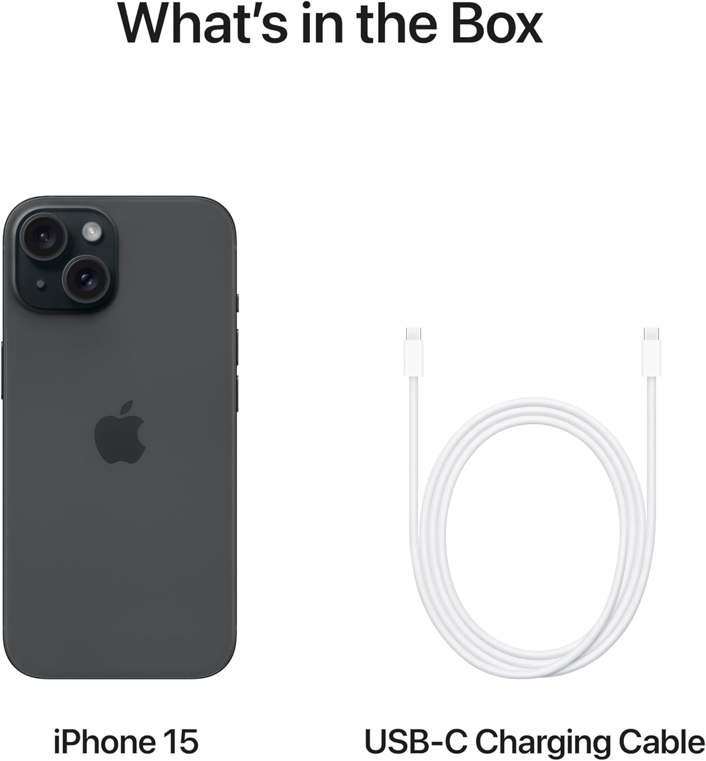 Apple iPhone 15 (128 GB) Black - US Version