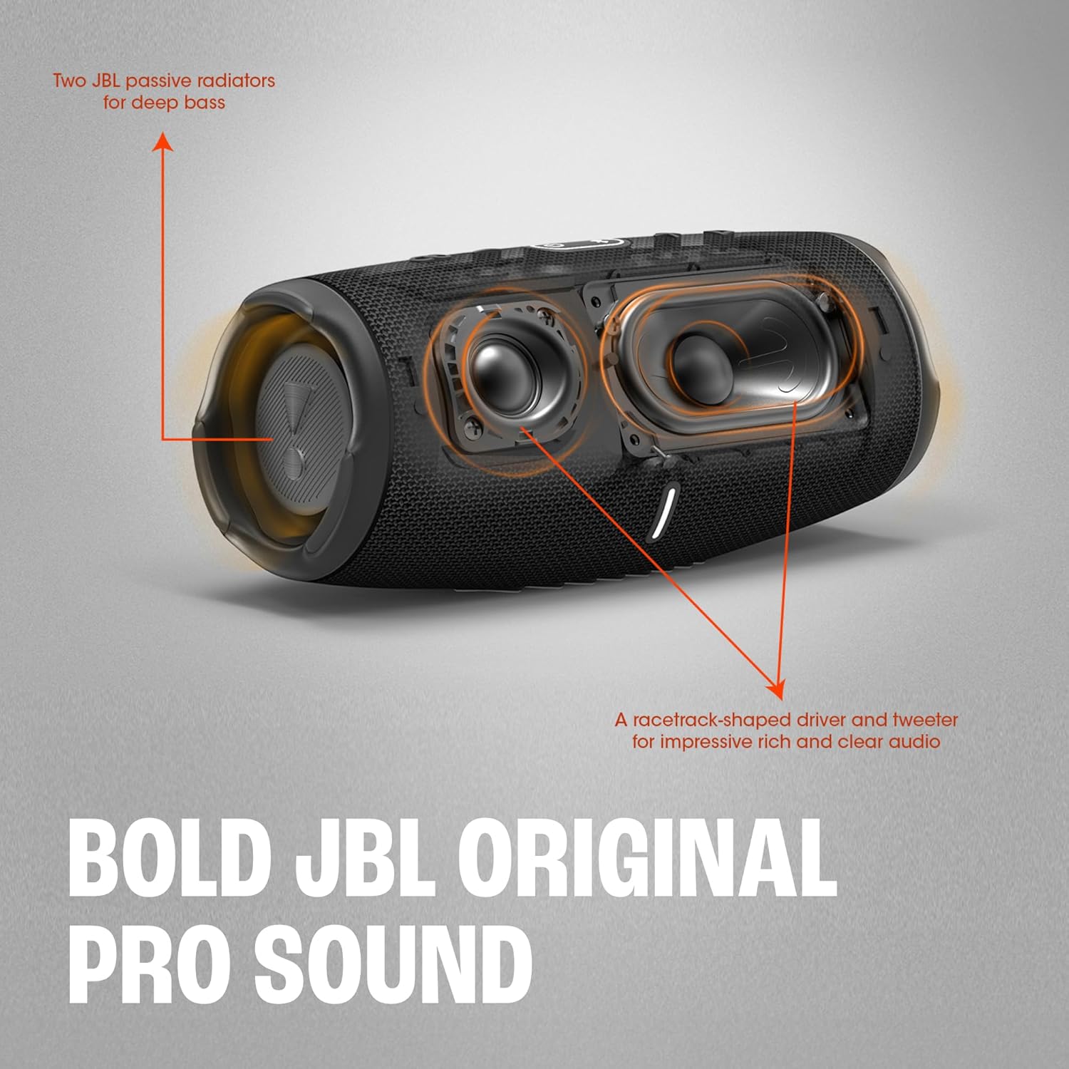 JBL Charge 5 Portable Waterproof Wireless Bluetooth Speaker Bundle with divvi! Protective Hardshell Case - Squad