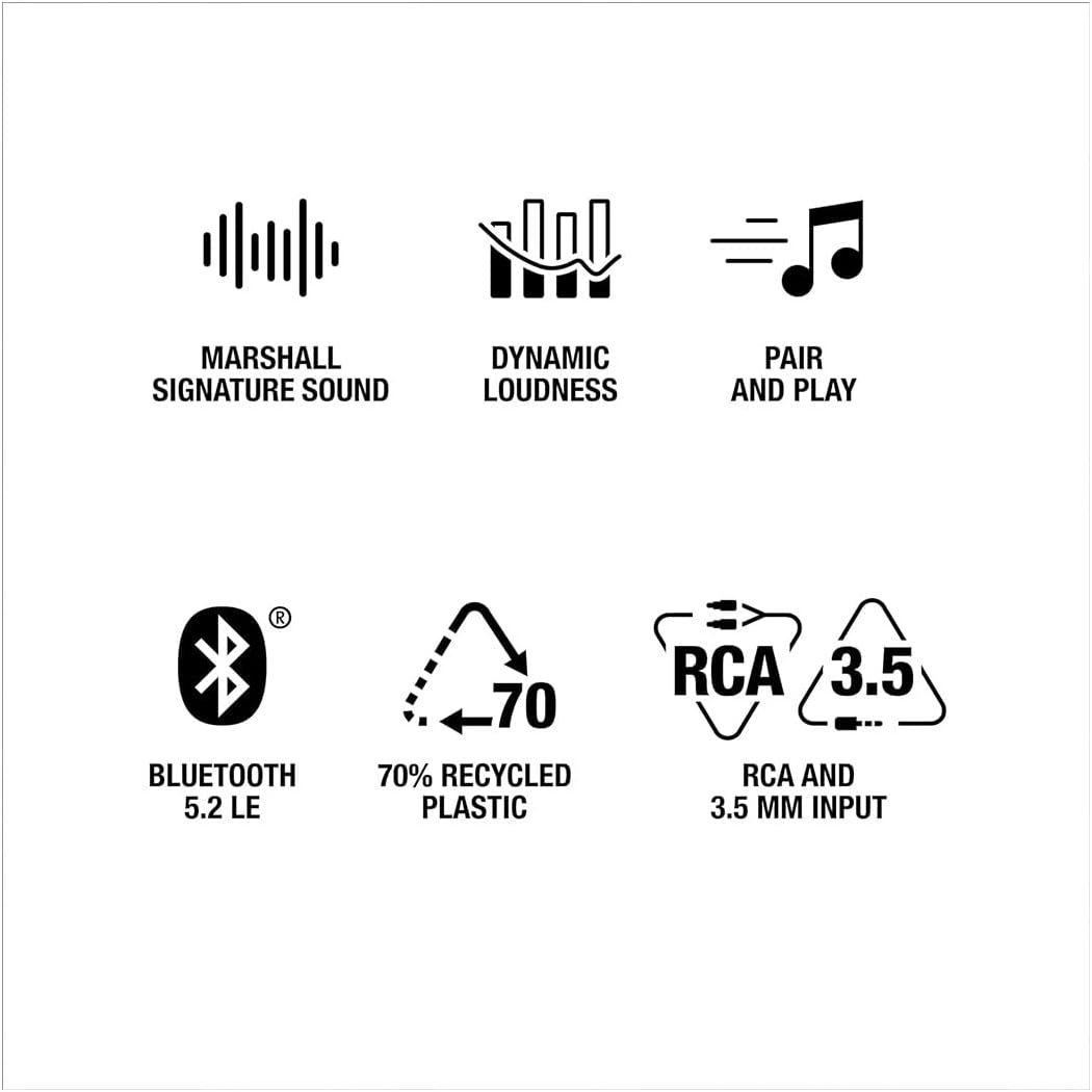 Marshall Stanmore III 50W Premium Home Wireless Speaker with Bluetooth 5.2 and Multiple Inputs - Enjoy Signature Marshall Sound (Brown)