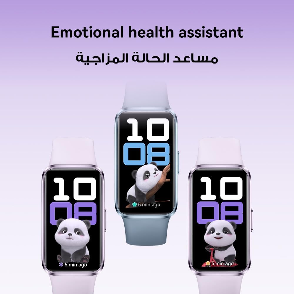 HUAWEI Band 10 Smart Watch, Metallic Design and Comfortable Wearing, Pro-level Sleep Analysis, Emotional Health Aid, 100 Workout Modes, Robust Battery Life, IOS and Android, Pink