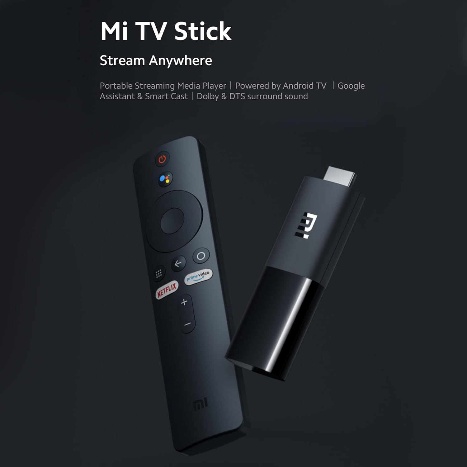 Xiaomi Mi USB TV Stick with Bluetooth Voice Remote Direct USB Smaller Yet More Powerful - MDZ-24-AB
