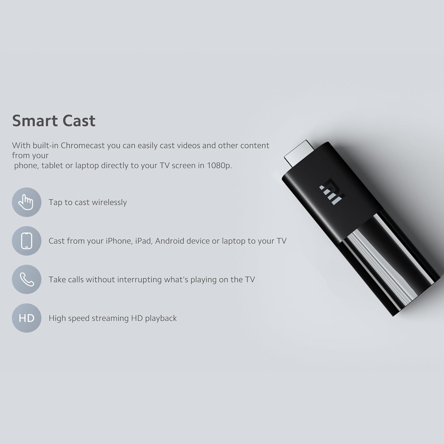 Xiaomi Mi USB TV Stick with Bluetooth Voice Remote Direct USB Smaller Yet More Powerful - MDZ-24-AB
