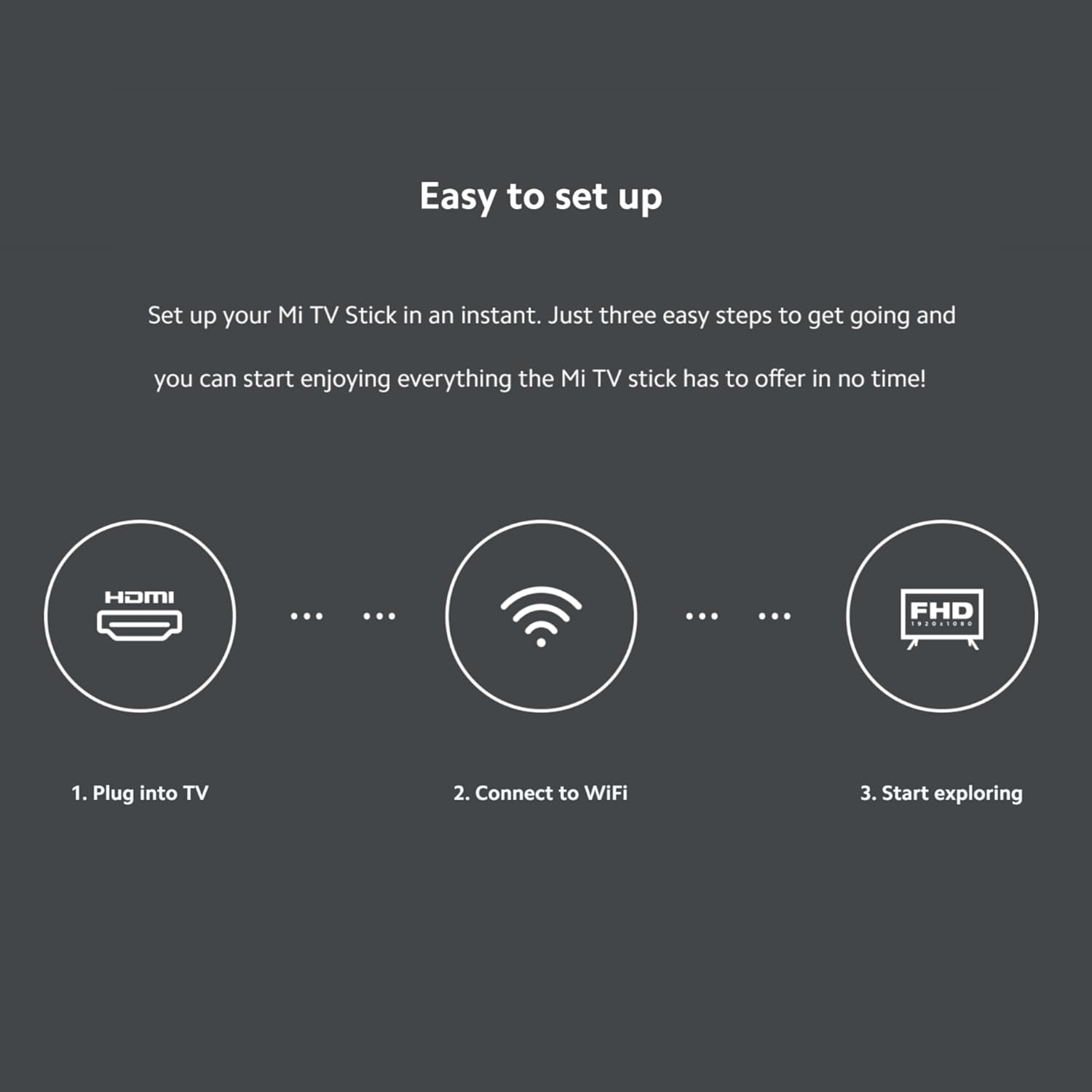 Xiaomi Mi USB TV Stick with Bluetooth Voice Remote Direct USB Smaller Yet More Powerful - MDZ-24-AB