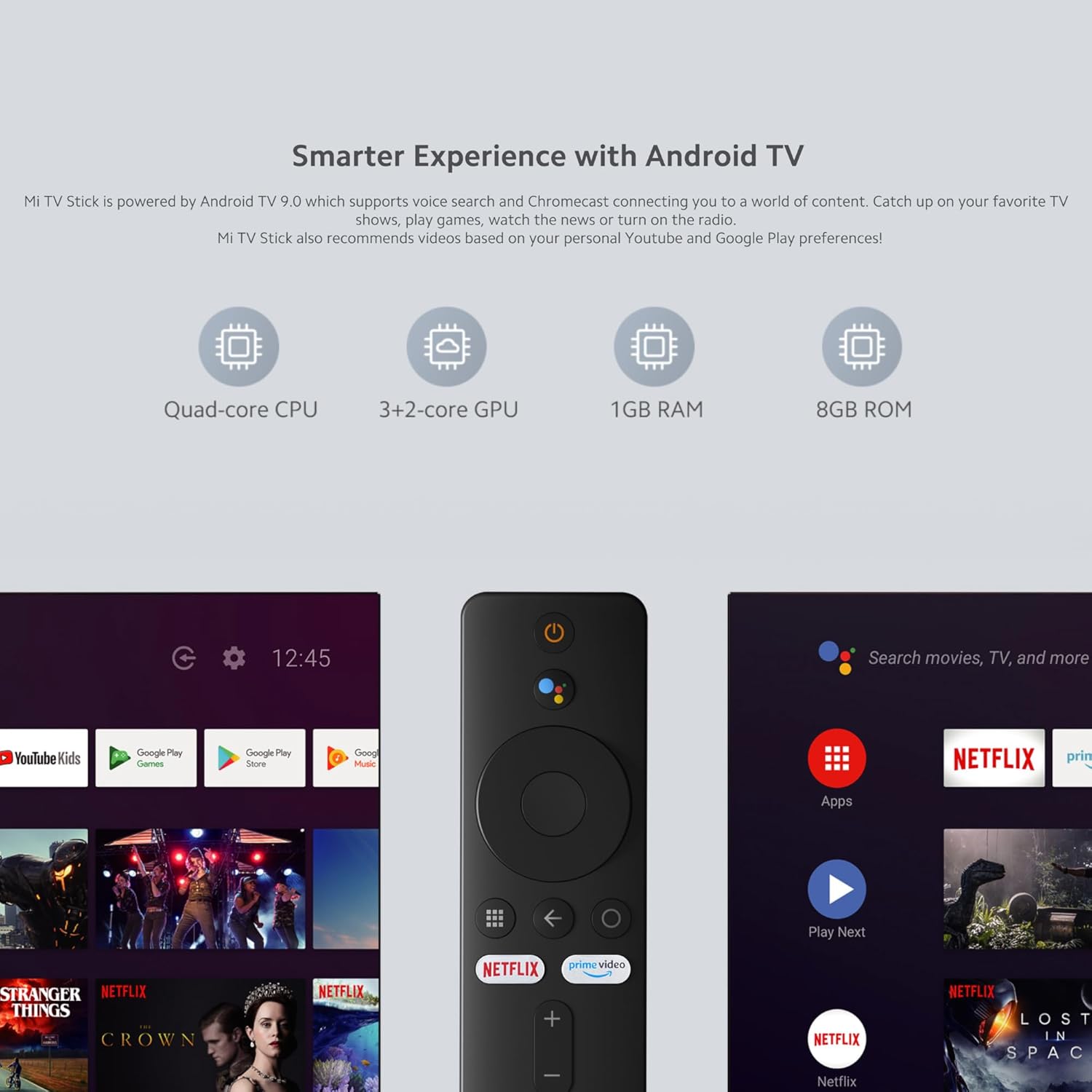 Xiaomi Mi USB TV Stick with Bluetooth Voice Remote Direct USB Smaller Yet More Powerful - MDZ-24-AB